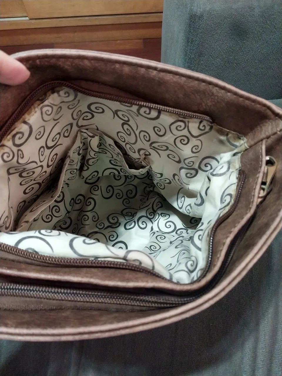 Bolsa de couro Marrom  - Foto 4