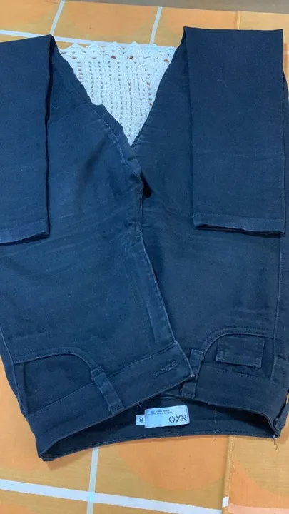 Calça Jeans Preta Feminina Oxo Corte Skinny tamanho 40 por R$ 20!