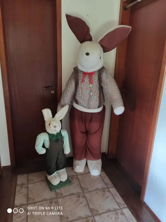 Coelho de Pascoa gigante 120cm - Foto 2