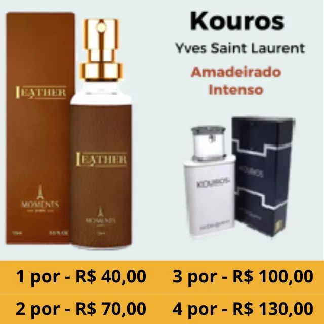 Perfume Masculino Moment's Paris Leather - 15 ml