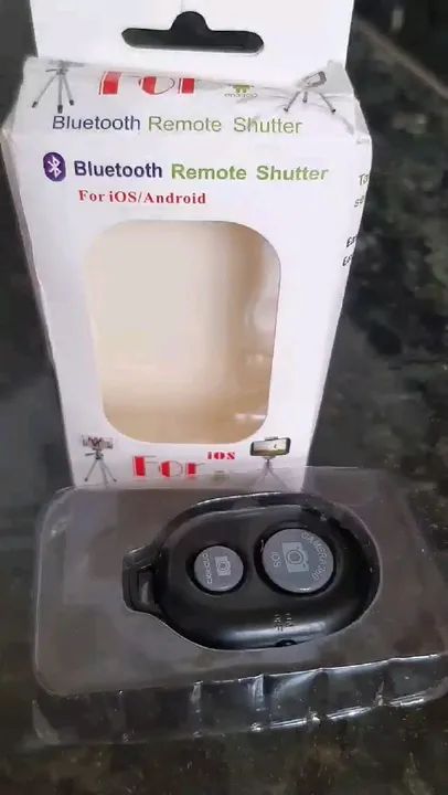 Controle Remoto Bluetooth Celular Android iPhone Selfie Fotos e Videos Novo Loja Coimbra - Foto 6