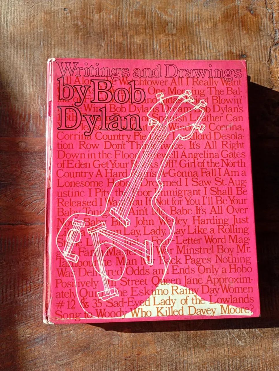Livro Bob Dylan Writings and Drawings importado