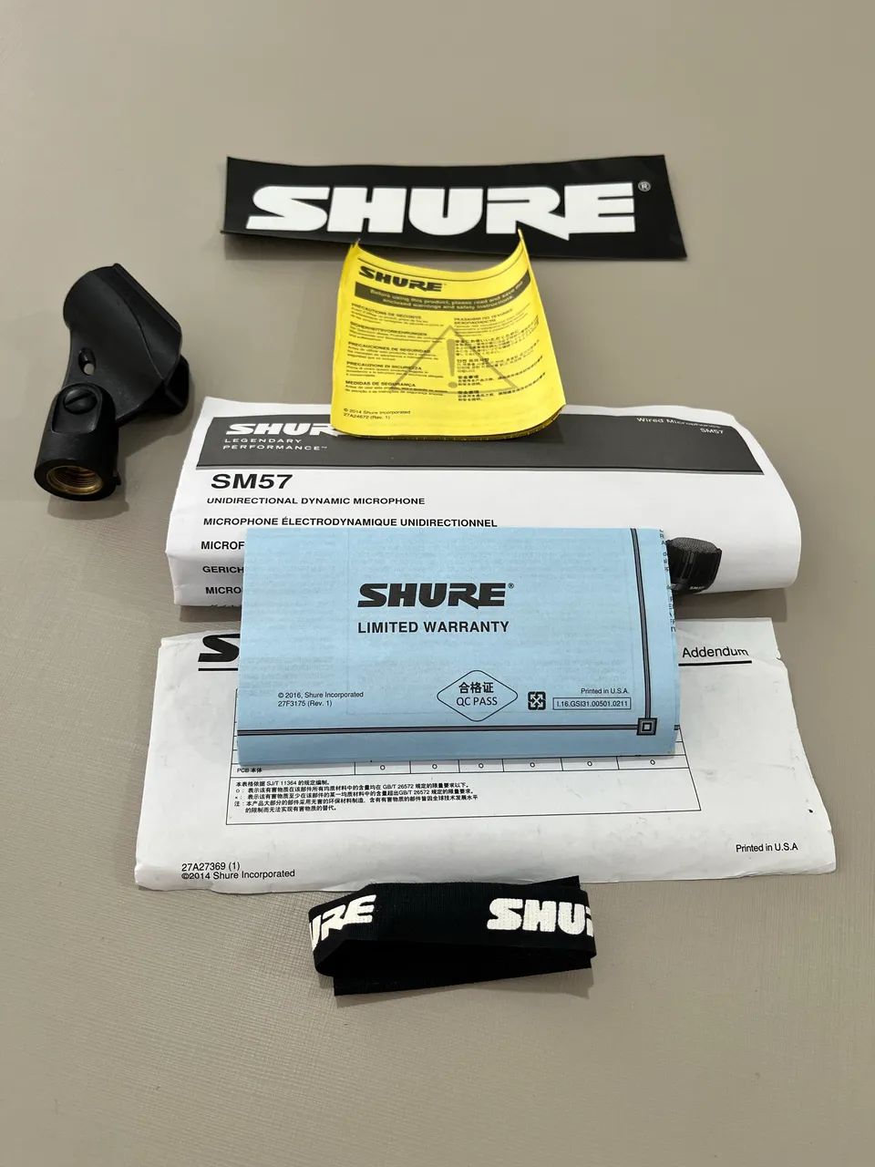 Microfone Dinâmico Shure SM57 Original65724023861379123