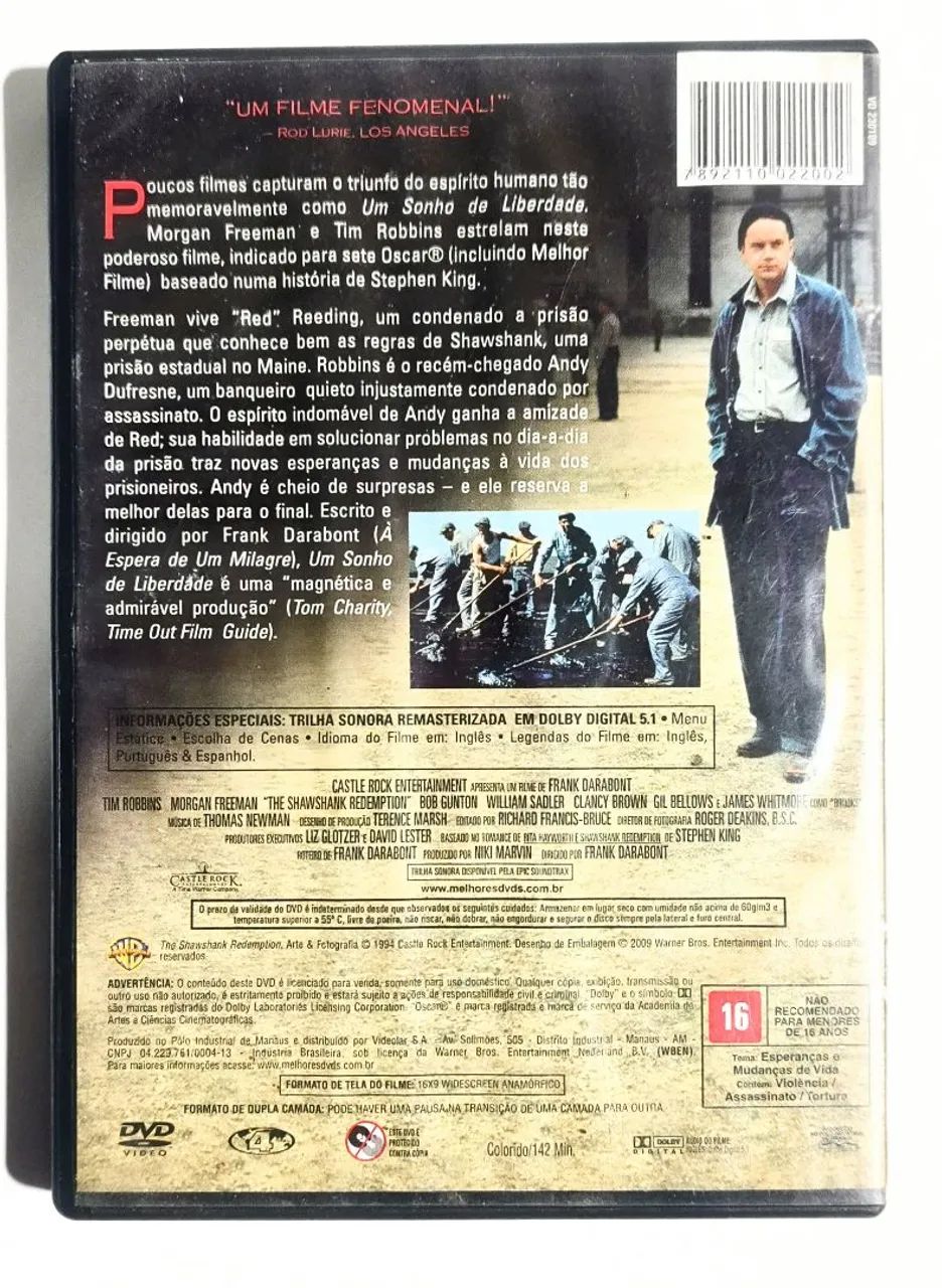 DVD Um Sonho de Liberdade - Foto 4
