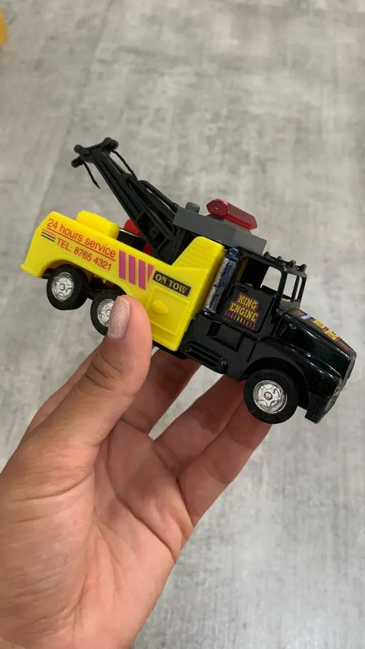 Carrinho de ferro Guincho king Engine anos 90