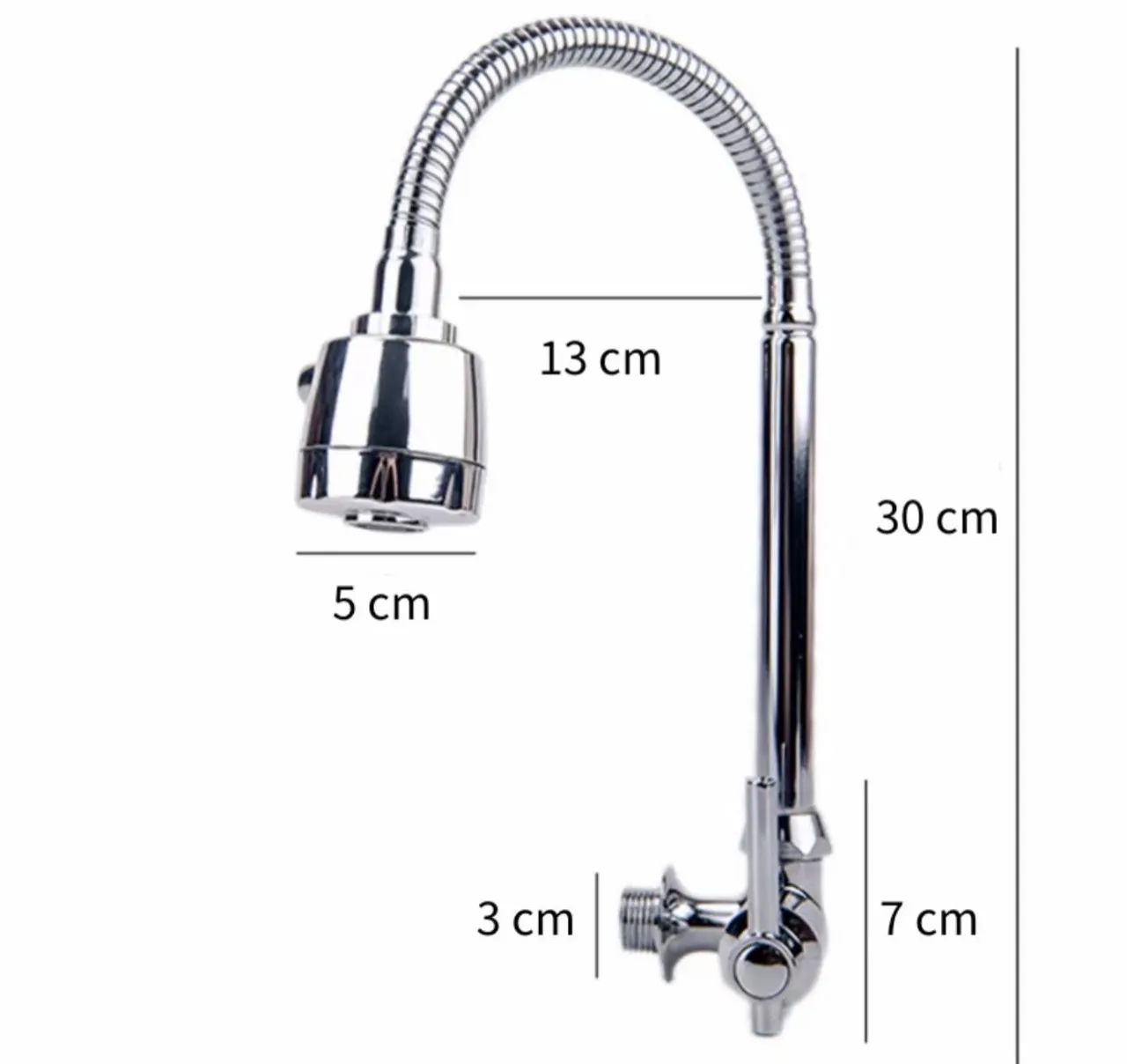 Torneira flexível de parede  - Foto 3