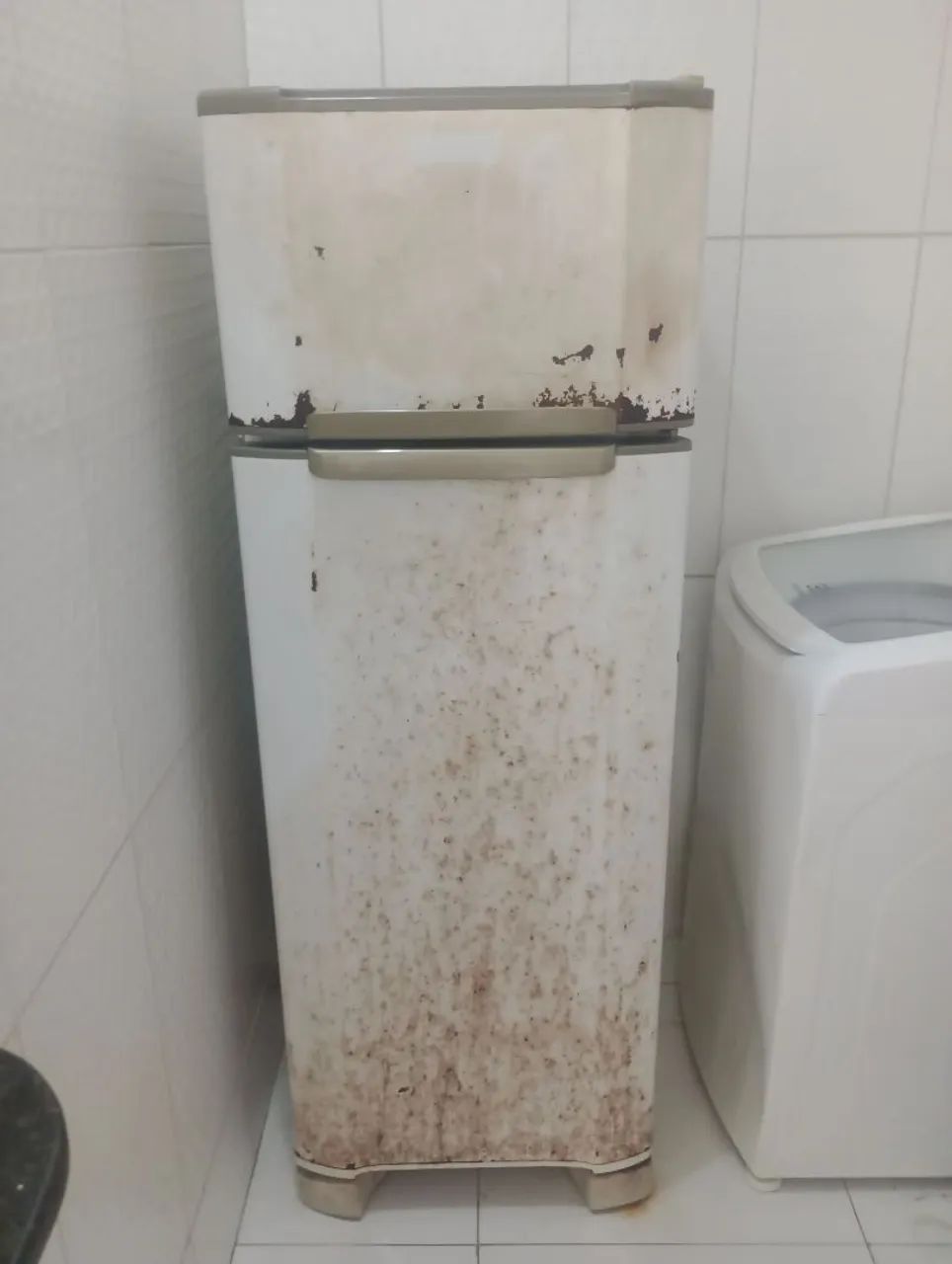 Geladeira duplex e lavadeira 