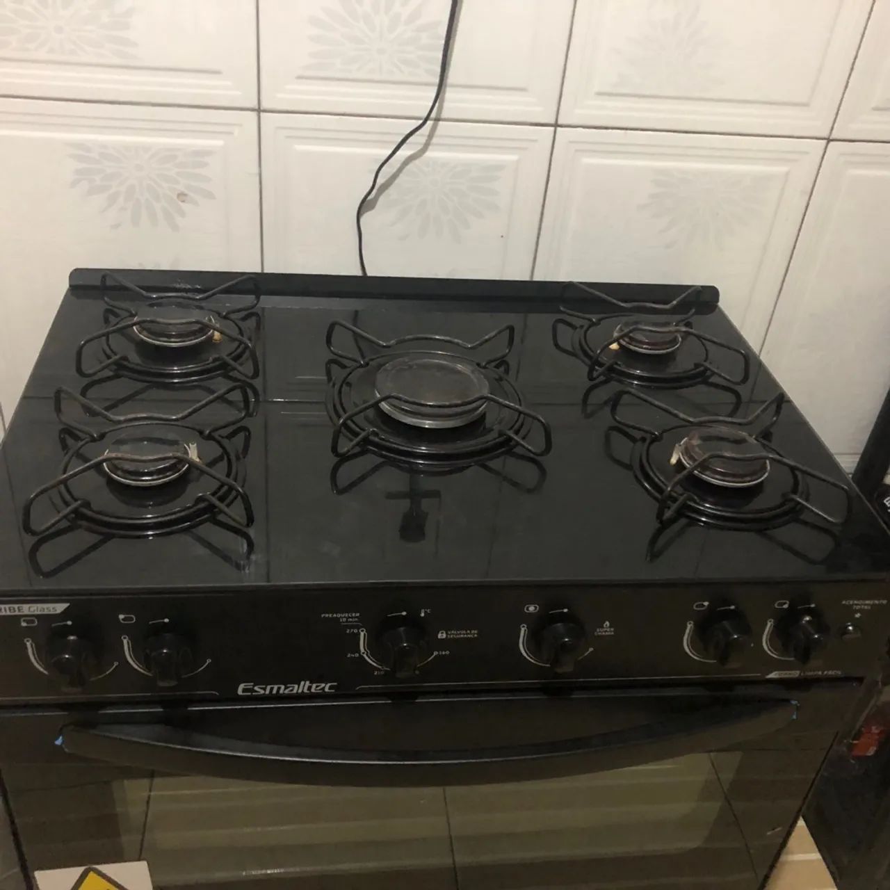 Fogão 5 Bocas Esmaltec com Forno