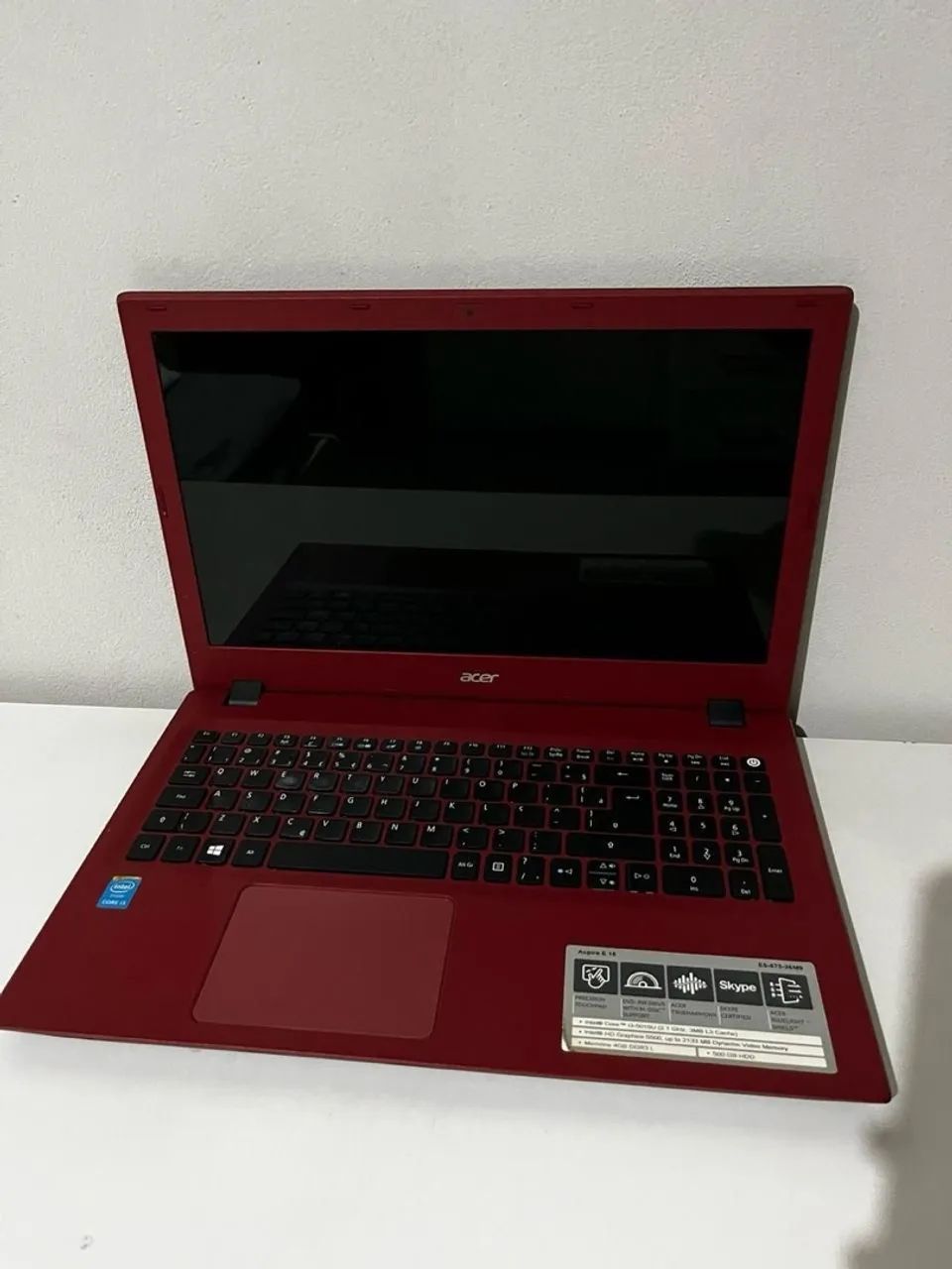 Notebook Acer vermelho  - Foto 3