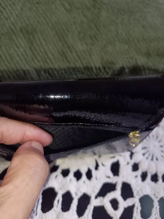 Bolsa de mão preta - Foto 3
