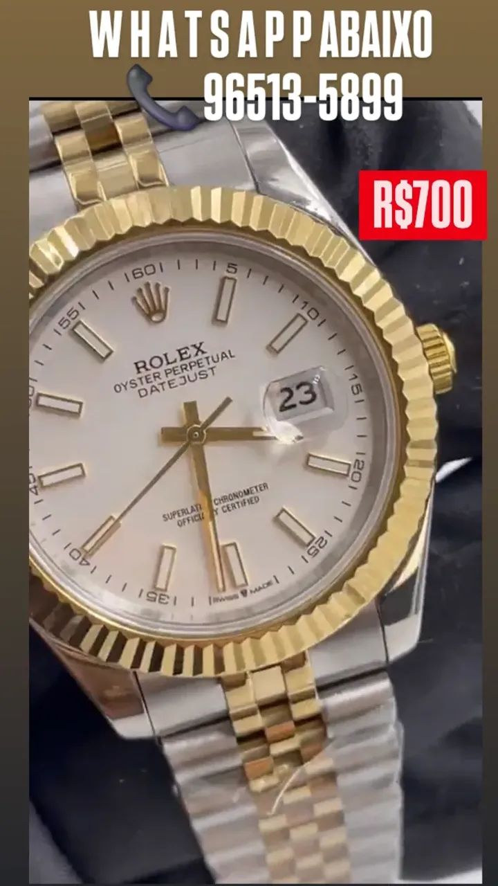 Relógio ROLEX DATEJUST MISTO AUTOMÁTICO  