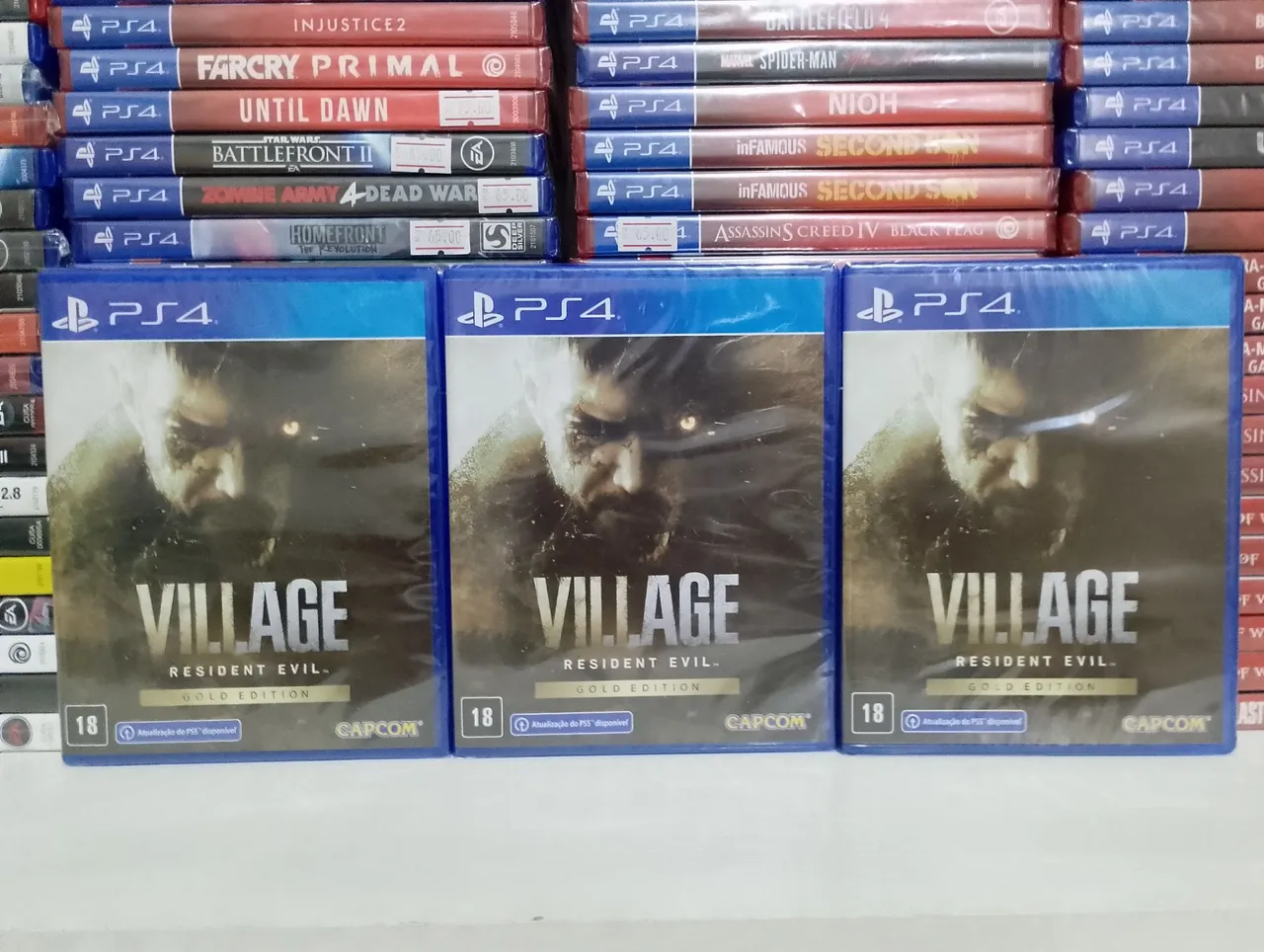 Resident Evil Village Gold Edition (novo lacrado)PS4