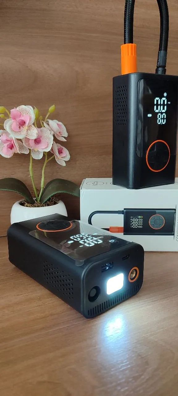 Mini compressor de ar portátil  - Foto 4