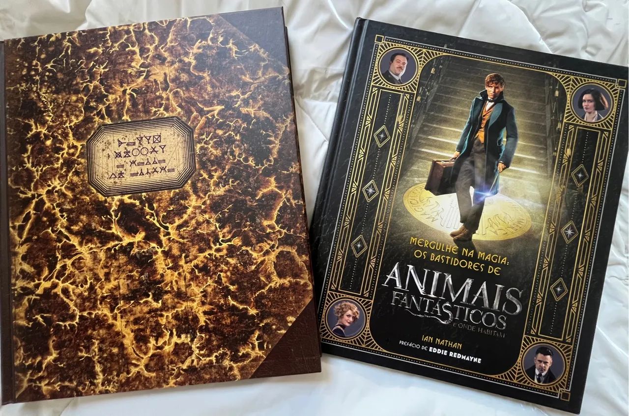 Livros Harry Potter, A Magia do Cinema.+ Bastidores de Animais Fantásticos e Onde Habitam