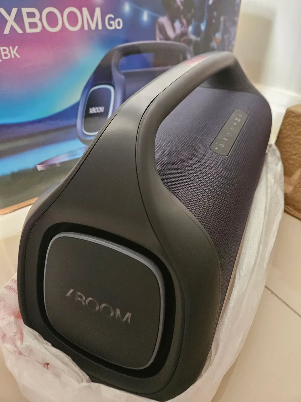 Caixa de som xboom LG 