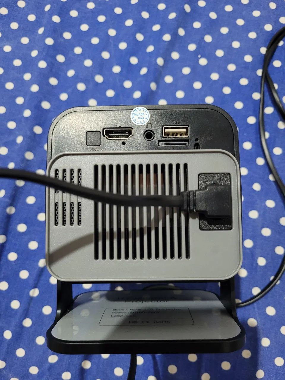 Projetor Portátil para Entretenimento hy 320 mini aceito cartão  - Foto 5