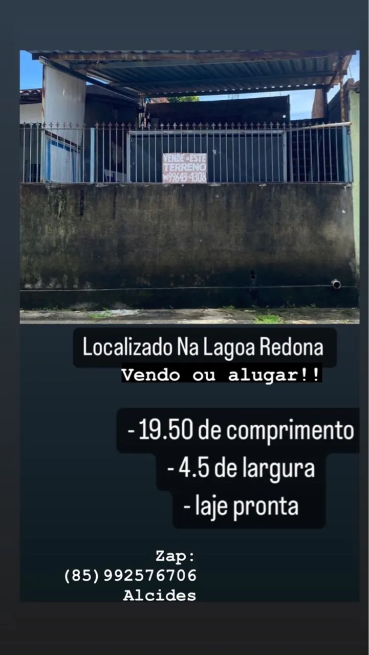 Terreno na lagoa redonda