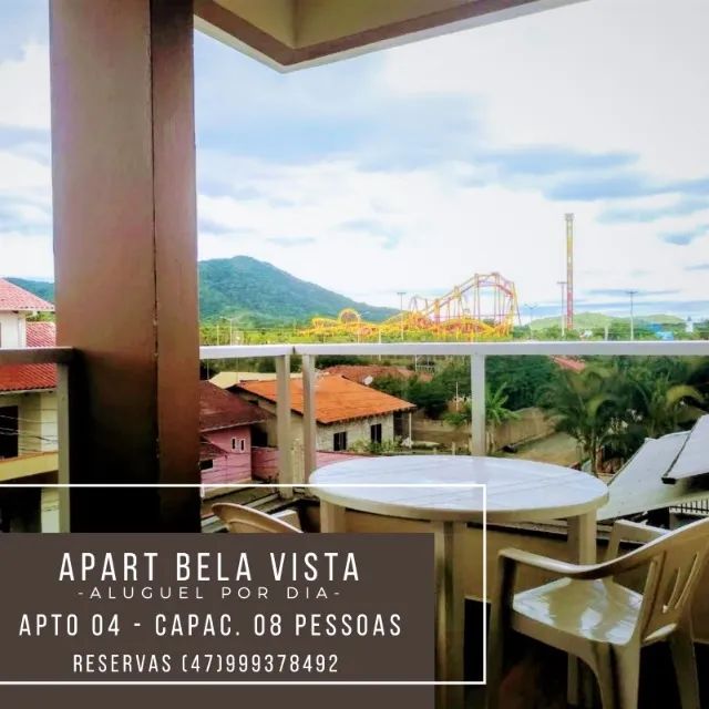 Apart Completo com Vista do Beto Carrero World na praia de Penha SC - Foto 3