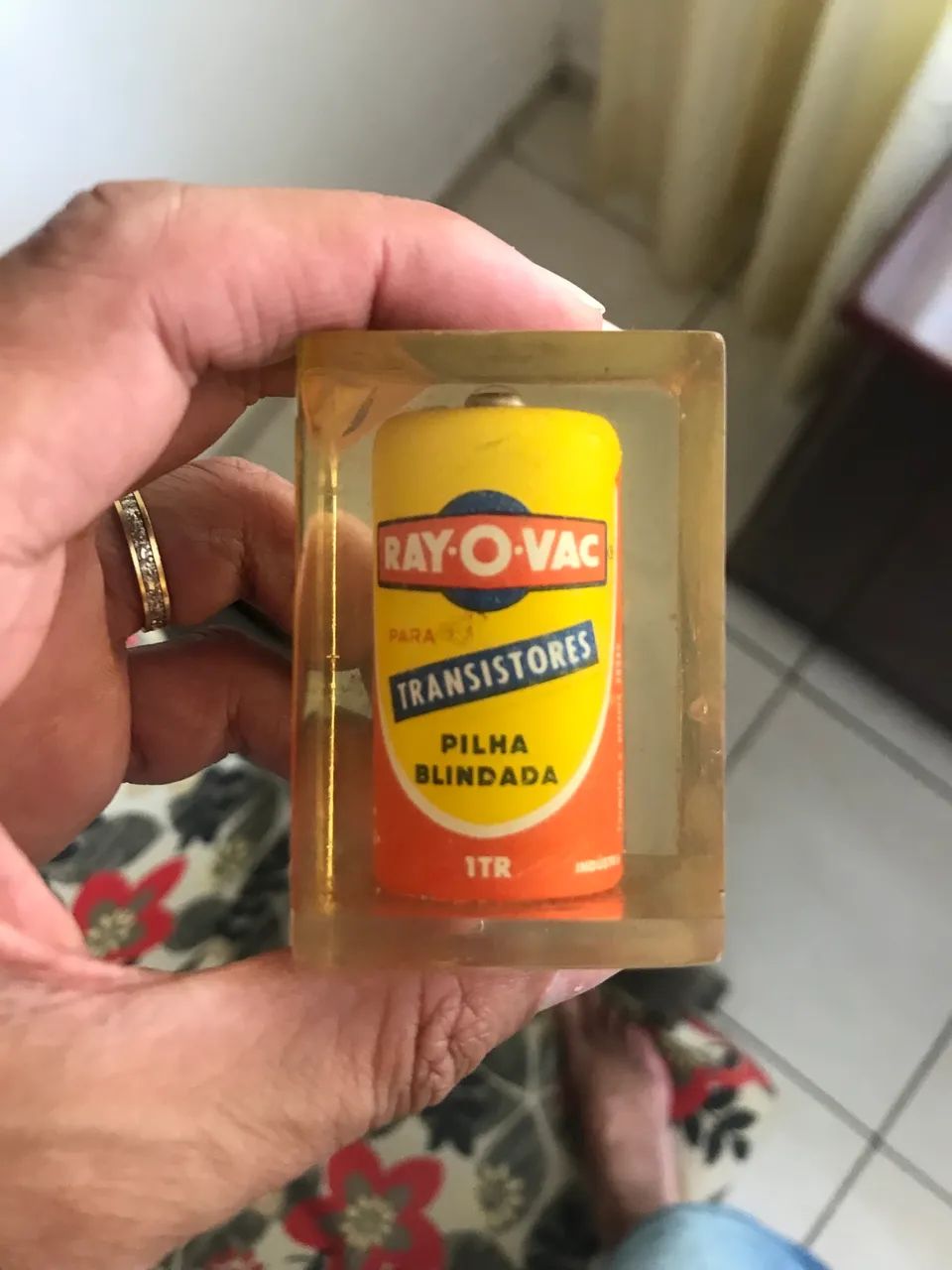 Display de pilha ray o vac anos 50 raríssimo 