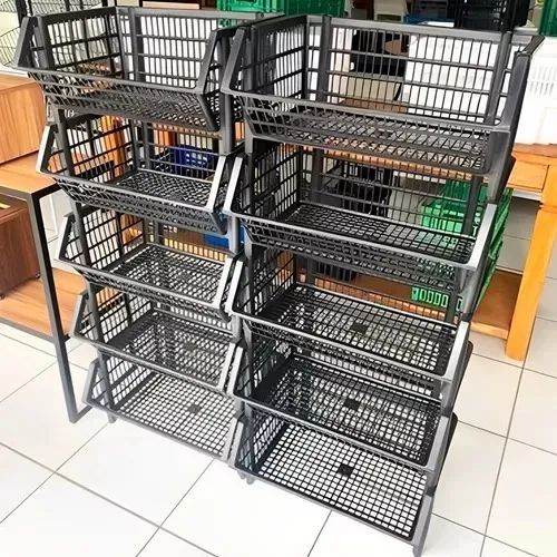 Cesto organizador - empilhável e ventilado - Foto 2