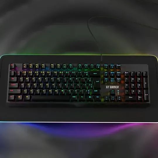 Teclado Mecânico GT Mechanical RGB Switch Red - WZetta - Foto 4