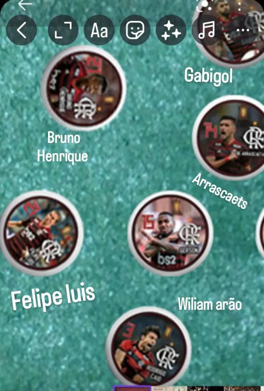 Mesa canto centro  time Flamengo 2019 campeão  - Foto 4