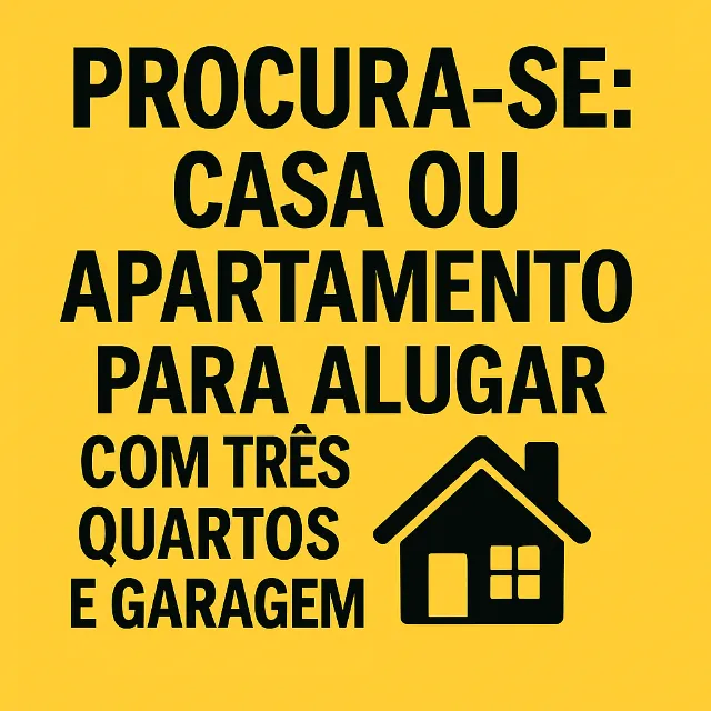 Estou precisando alugar uma casa ou apartamento para fins residenciais