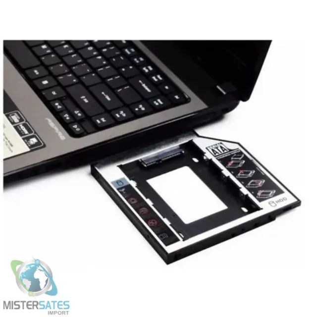 Adaptador Caddy 12.7mm Case Hd Ou Ssd 2.5´ Exbom - COD 1107 - Foto 3