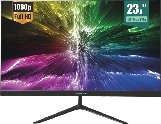 Monitor 23.8' Gamer 165Hz Full HD, 1ms, Sem Borda - DRAXEN