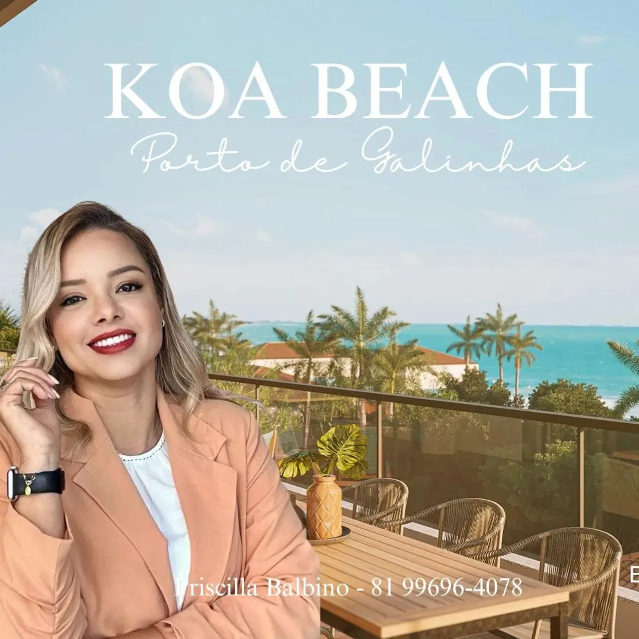 FLATS EM PORTO DE GALINHAS | APARTOS 2 QUARTOS 40M² | KOA BEACH A 20M DO MAR | PAGAMENTO F