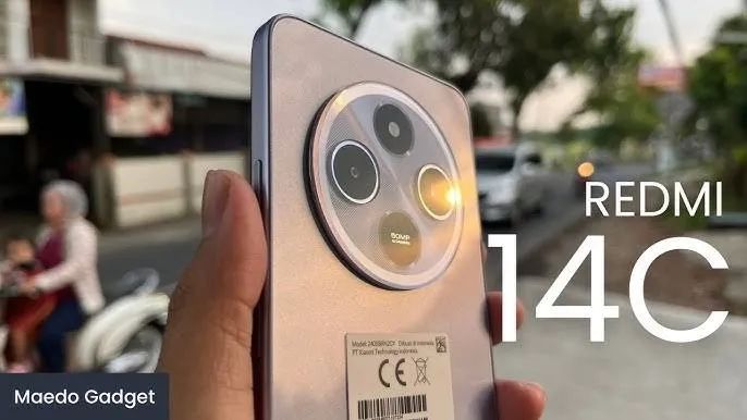 Xiaomi Redmi 14C na caixa