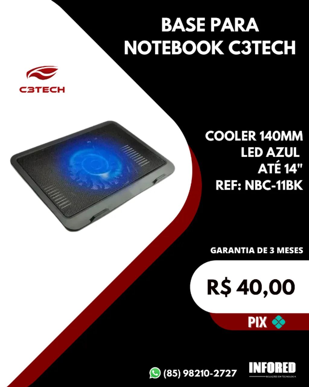  Base notebook C3Tech NBC11BK