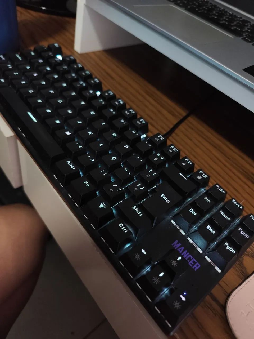Teclado Mecânico Mancer Ghoul MK2 RGB - GHM2 - Huano Vermelho - Foto 3