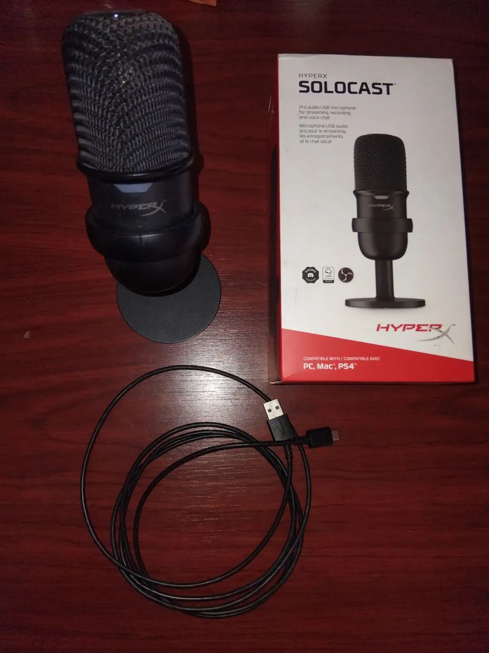Microfone USB HyperX SoloCast - Foto 2