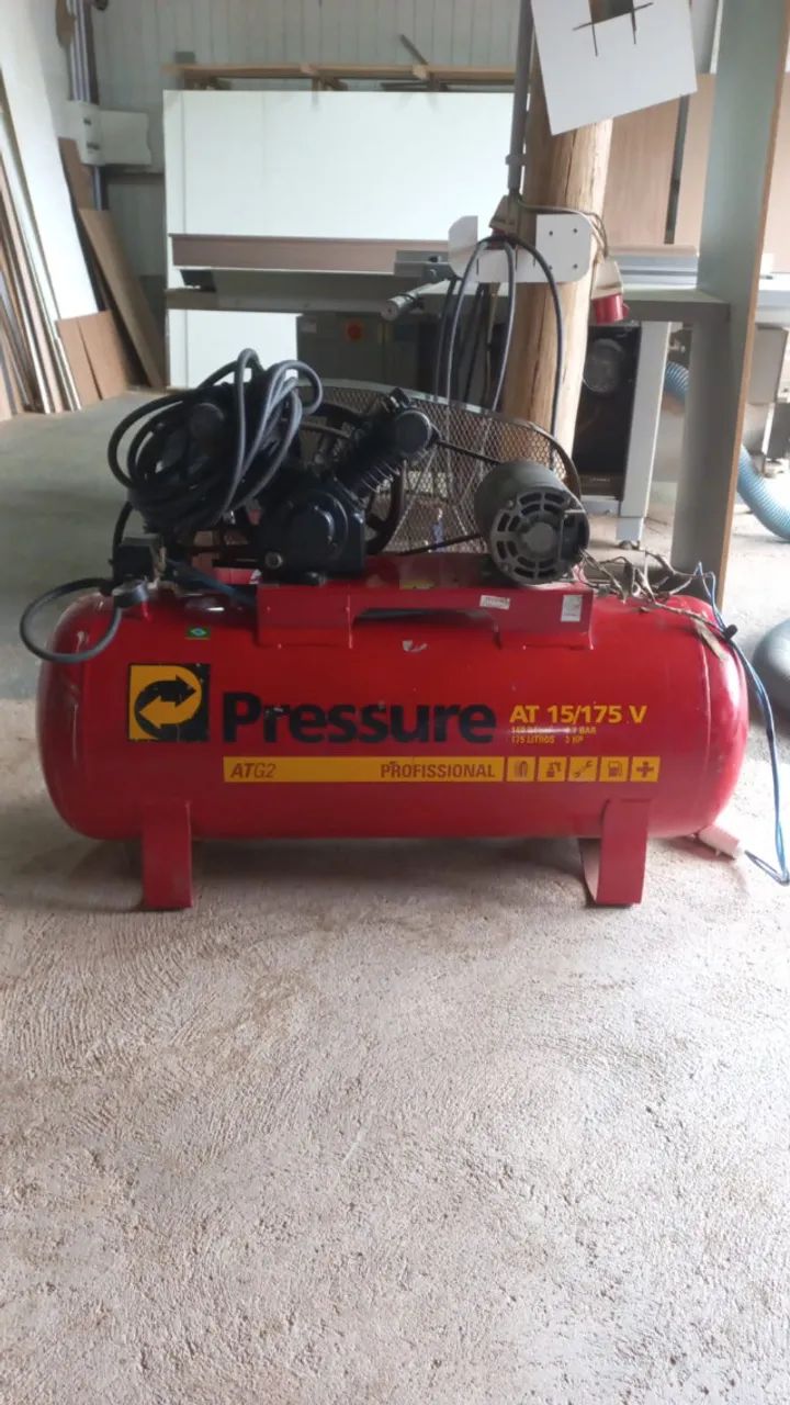 Vendo Compressor de Ar Pressure AT 15 / 175V - Foto 2