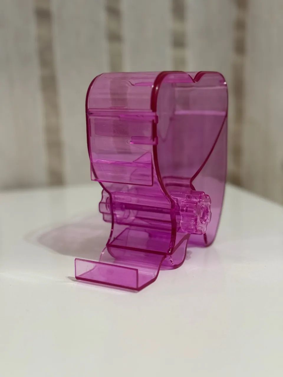 Porta Algodão Odontologia - acrílico rosa  - Foto 2