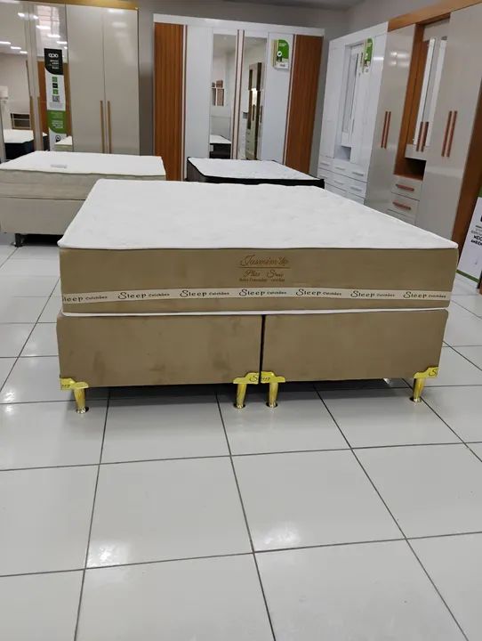 Cama Box Queen Jasmim Molas Ensacadas  - Foto 2