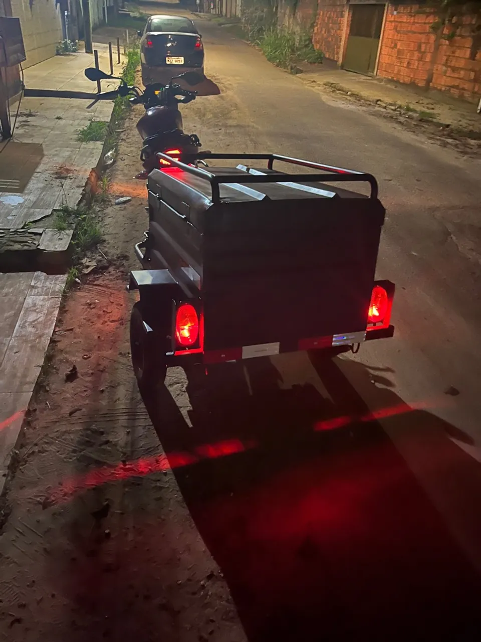 Carretinha para Moto - Ideal para Entregas e Transportes