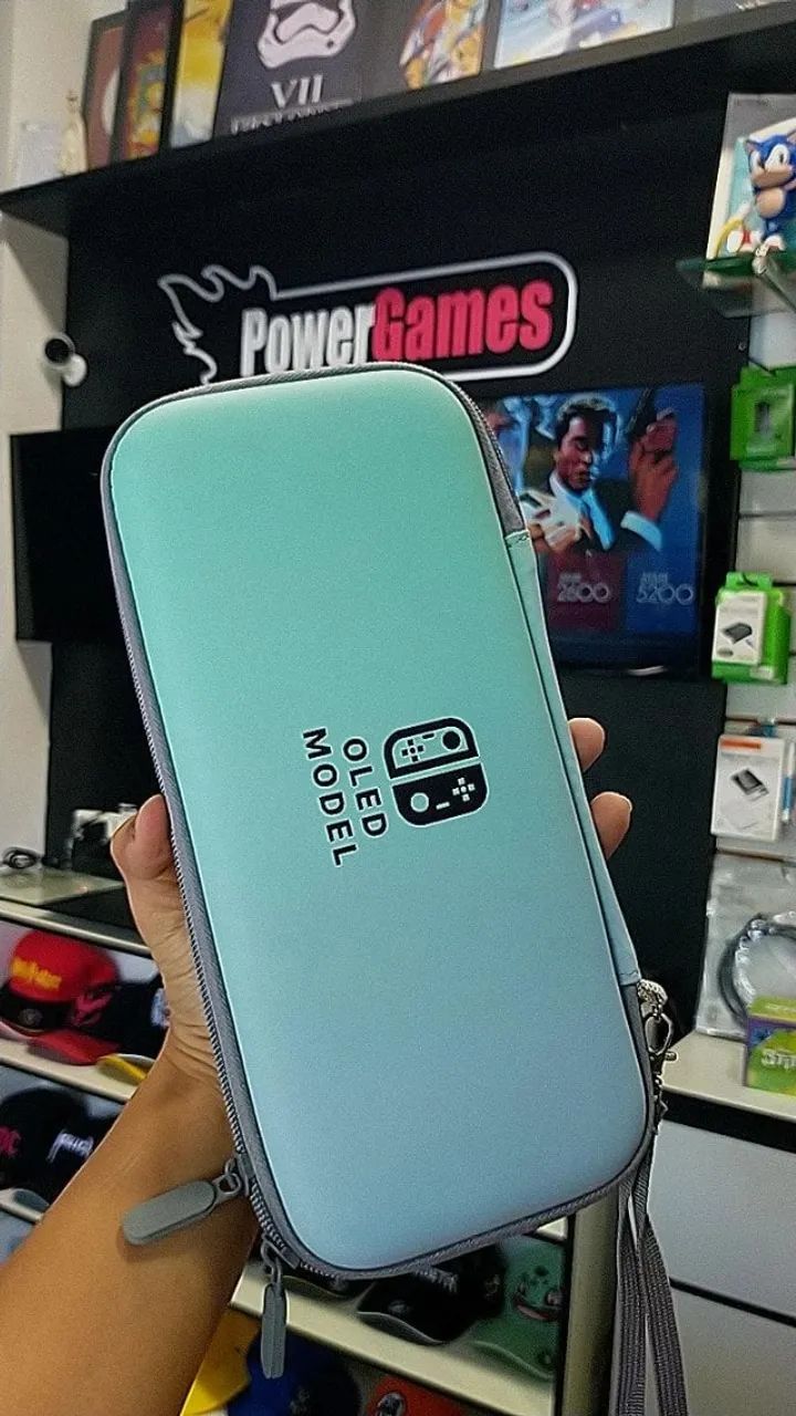 CASE PARA NINTENDO SWITCH V1/V2/OLED - NOVO - Foto 2