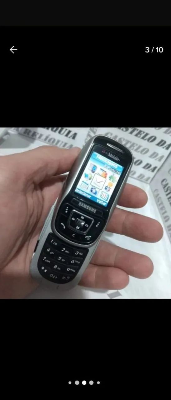 Samsung e350 pequeno slide celular antigo RELIQUIA  - Foto 3