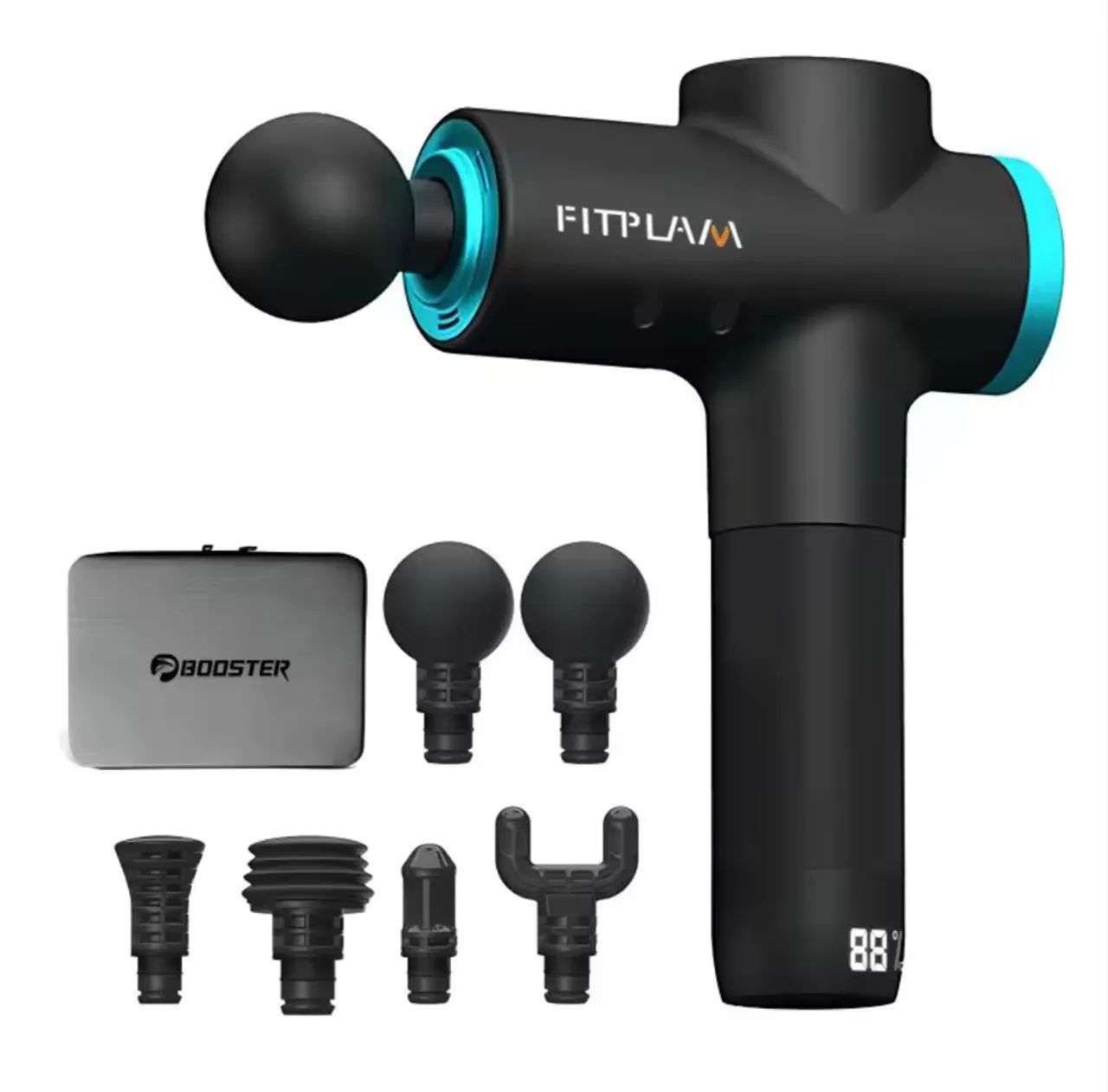 Pistola de Massagem Muscular Booster Fitplam - Novo!