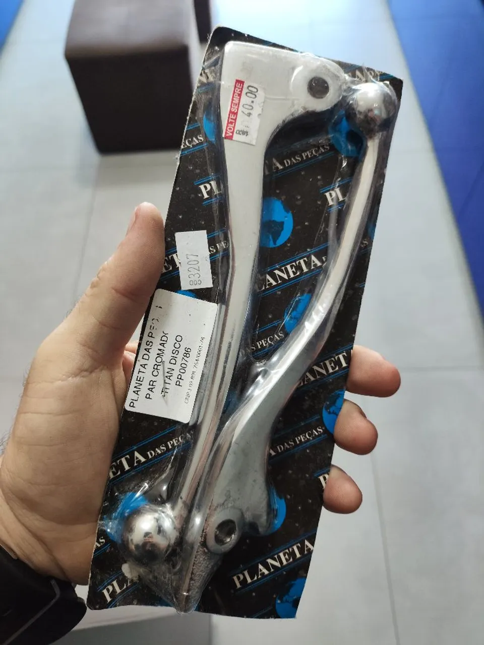 Manetes Cromados Titan Disco