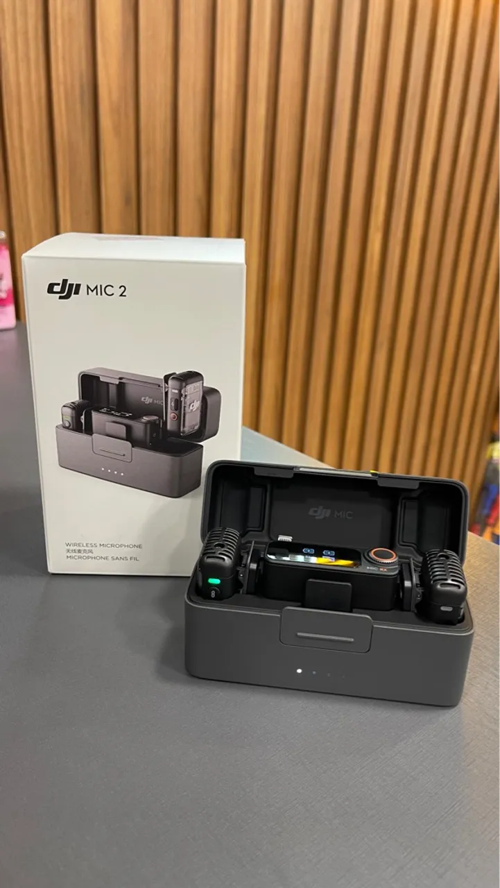 Microfone Dji Mic 2 (2tx Microfone + 1rx Receptor + 1 Case)
