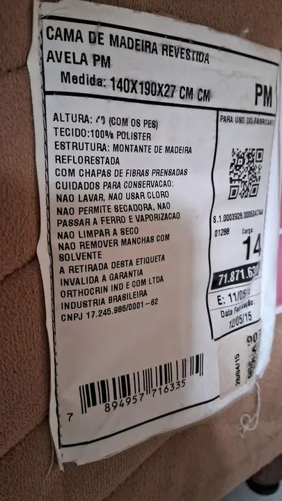 Cama Box de casal Mac orthocrin  - Foto 3