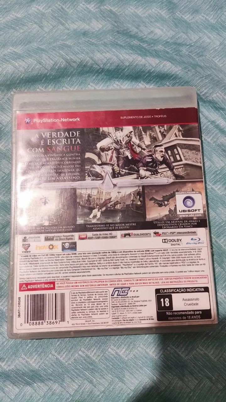 Assassins Creed 2 com manual - Playstation 3 PS3 - Foto 4