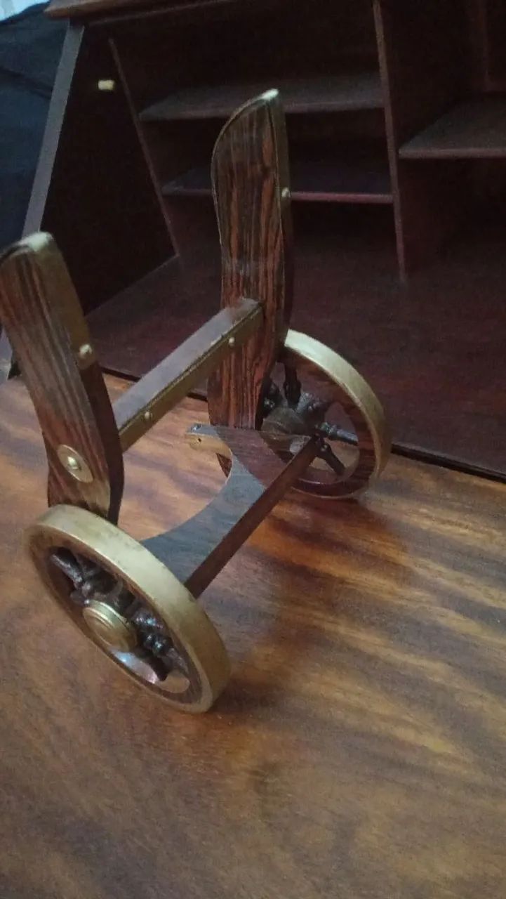 Suporte de vinho antigo - Foto 3