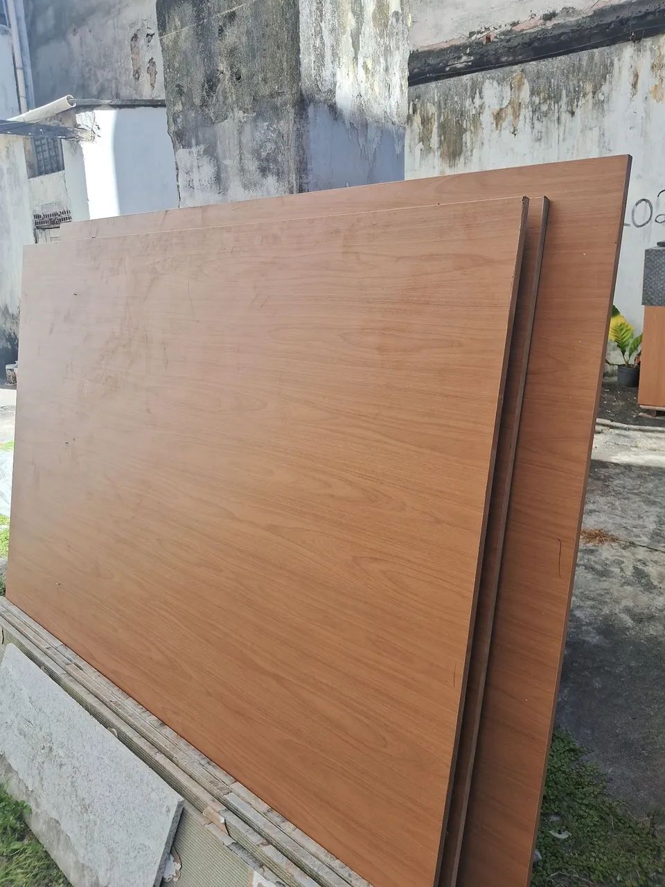 Portas de madeira para quarto  e placas usadas - Foto 3