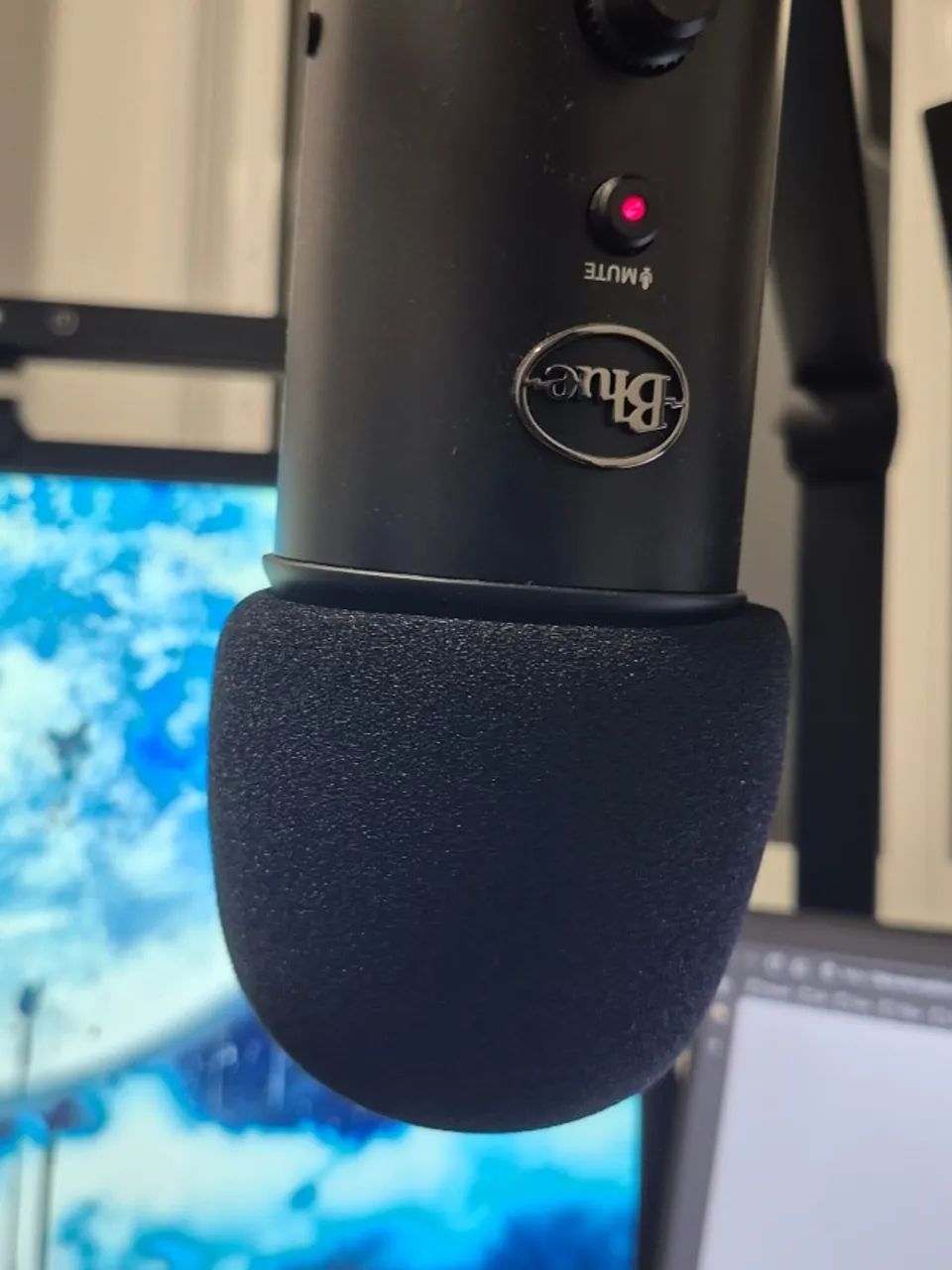 Pop Filter Espuma Microfone Blue Yeti