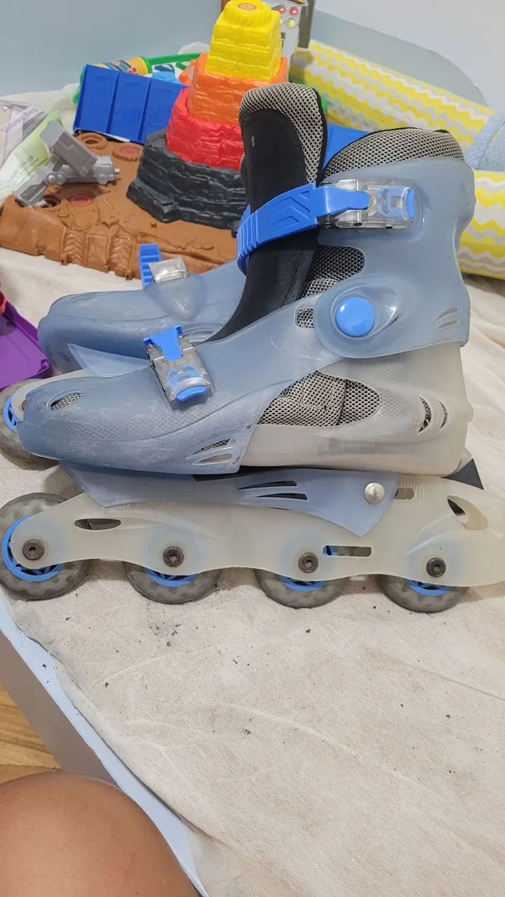 Patins Inline Adulto - Usados - Foto 2