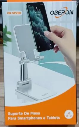 Suporte para Celular e Tablet Universal de Mesa Oberon OR-SP200 - Foto 3